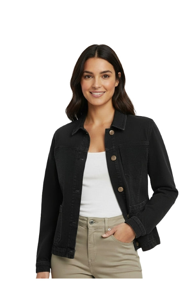 Women's Black Denim Jacket
