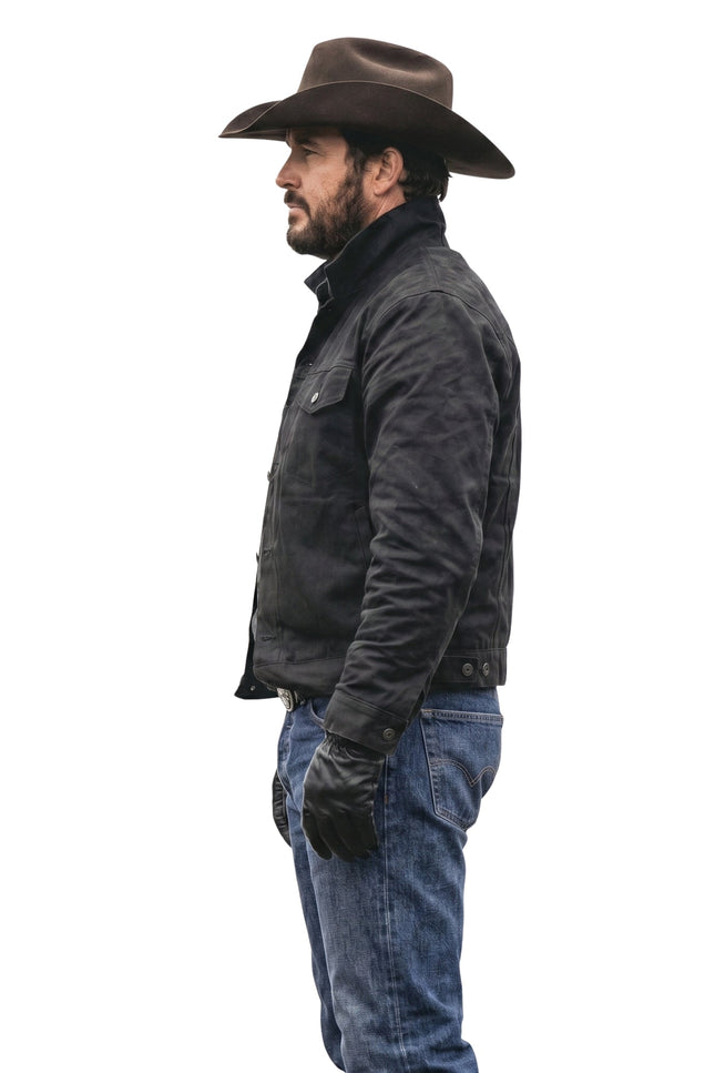 YS Rip Wheeler Black Cotton Jacket