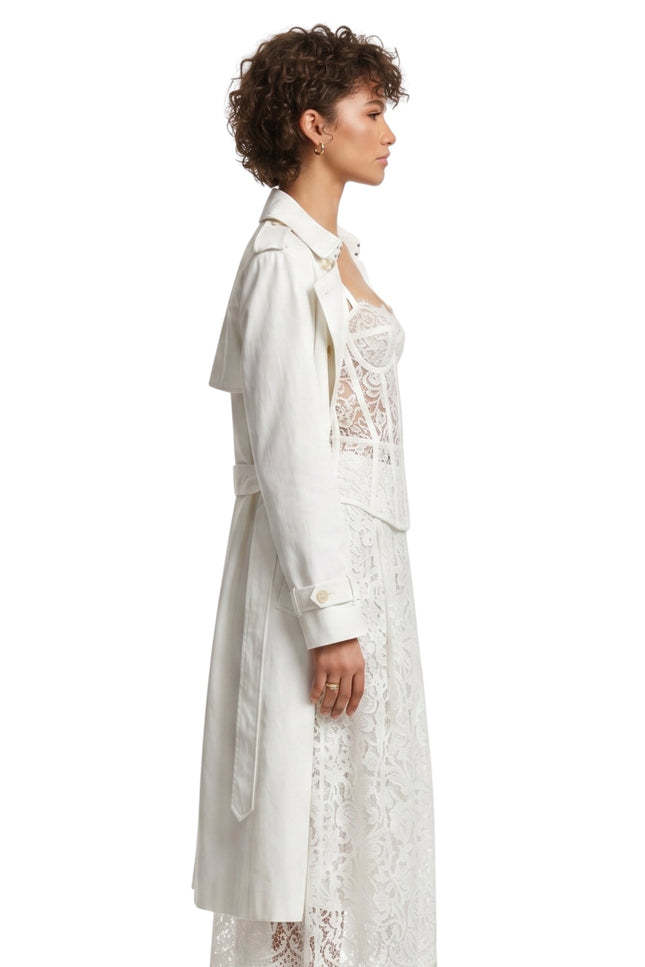 Zendaya Paris Fashion Week 2026 Off-White Wool Coat