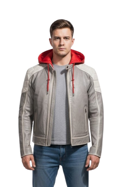 Arkham Knight Red Hood Leather Jacket