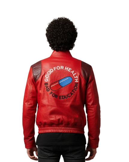 Akira Kaneda Capsule Logo Leather Jacket
