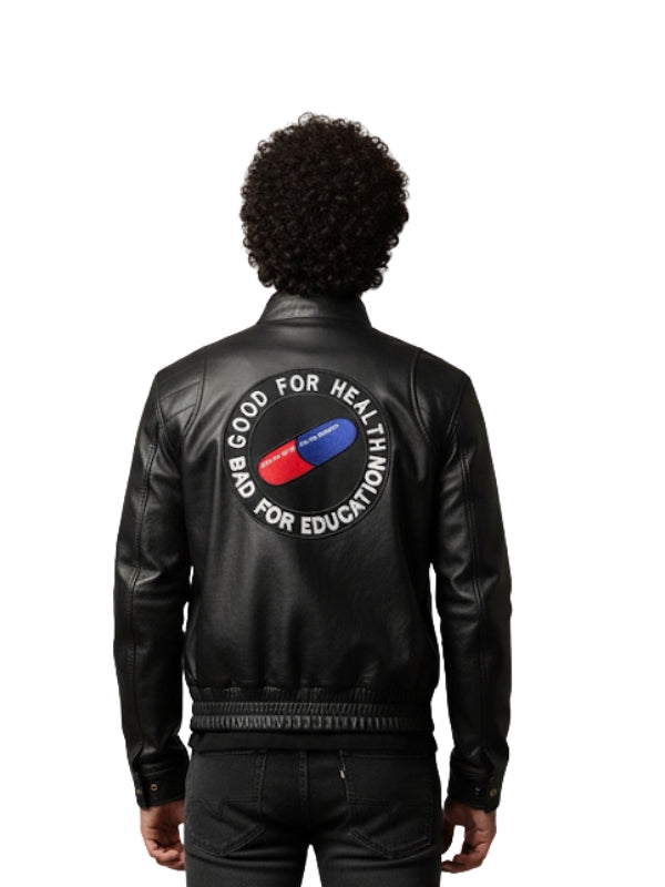 Akira Kaneda Capsule Logo Leather Jacket