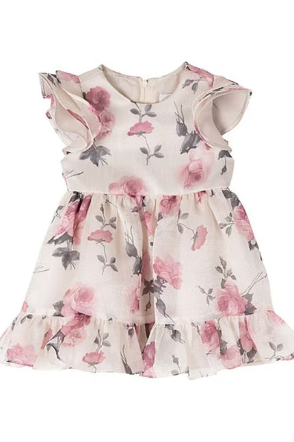 Baby Girls Short Sleeve Mayoral Wedding & Party Dress