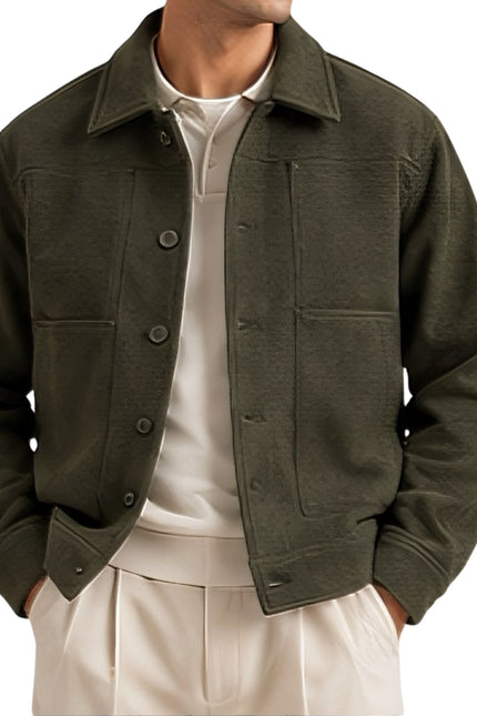 Olive Wool Universal Works Overshirt Jacket