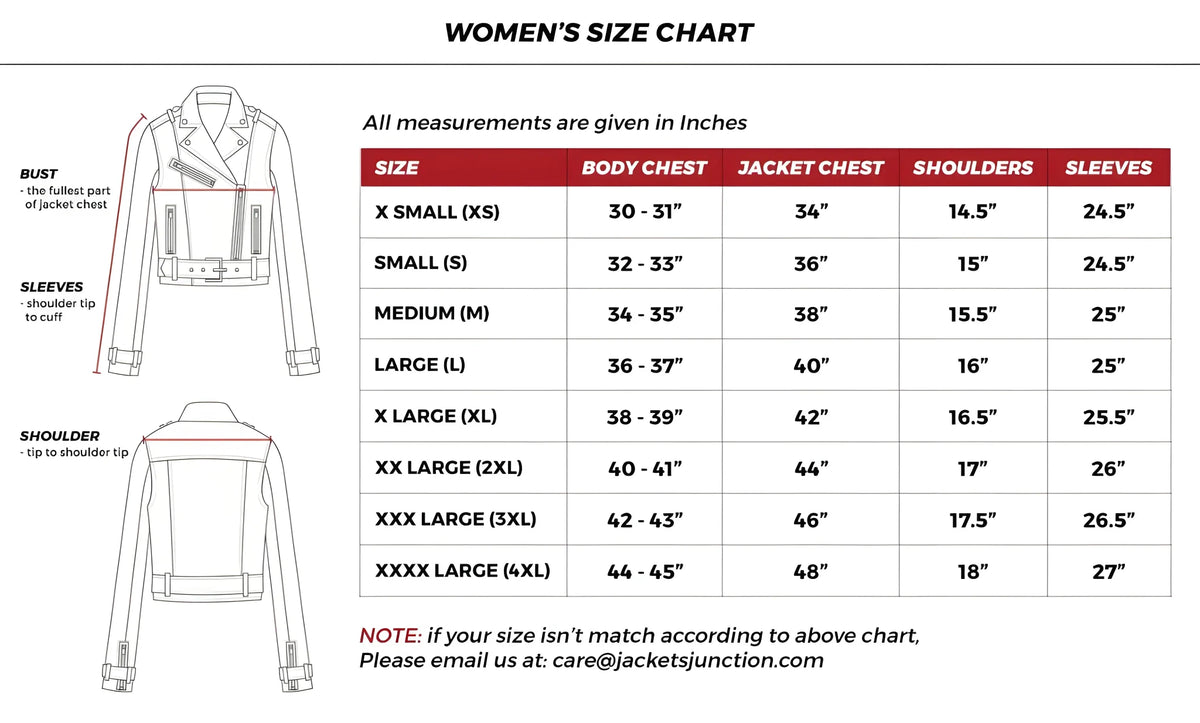 Women's Size Chart